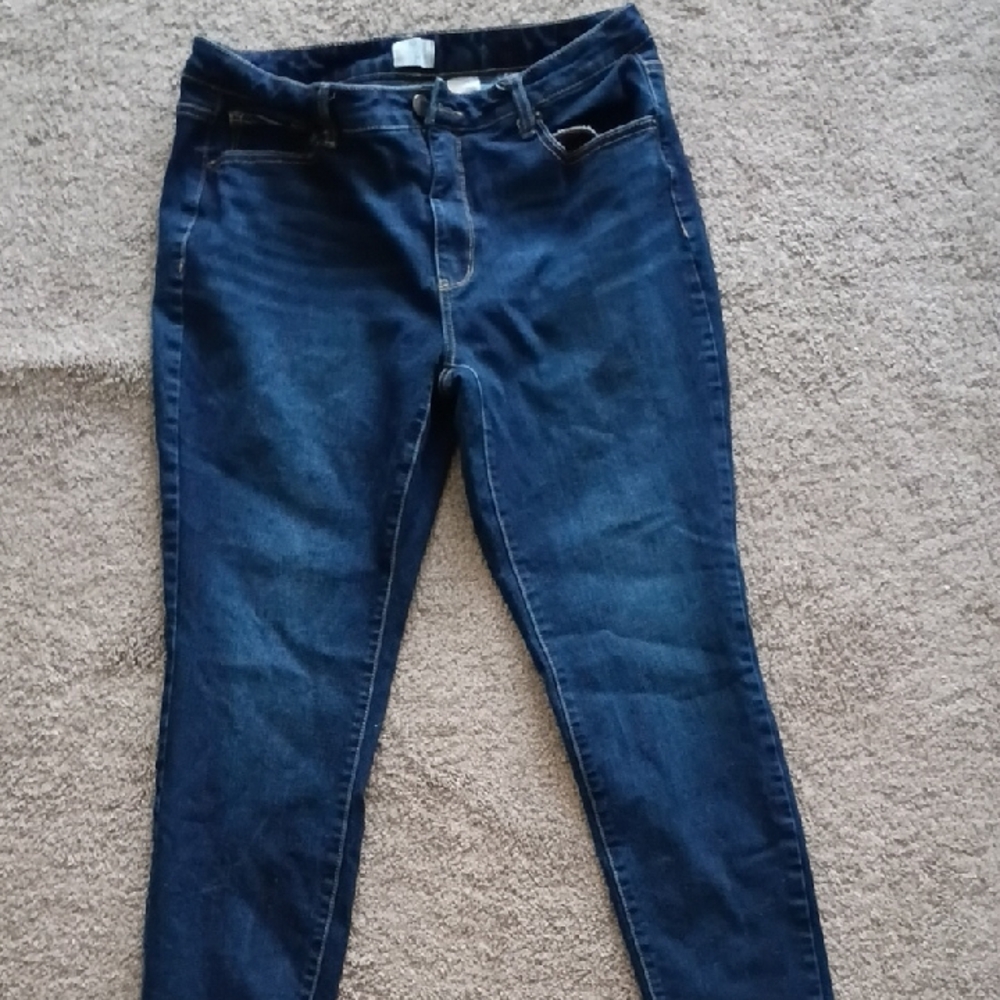 Time and Tru Dark Blue Skinny Jeans